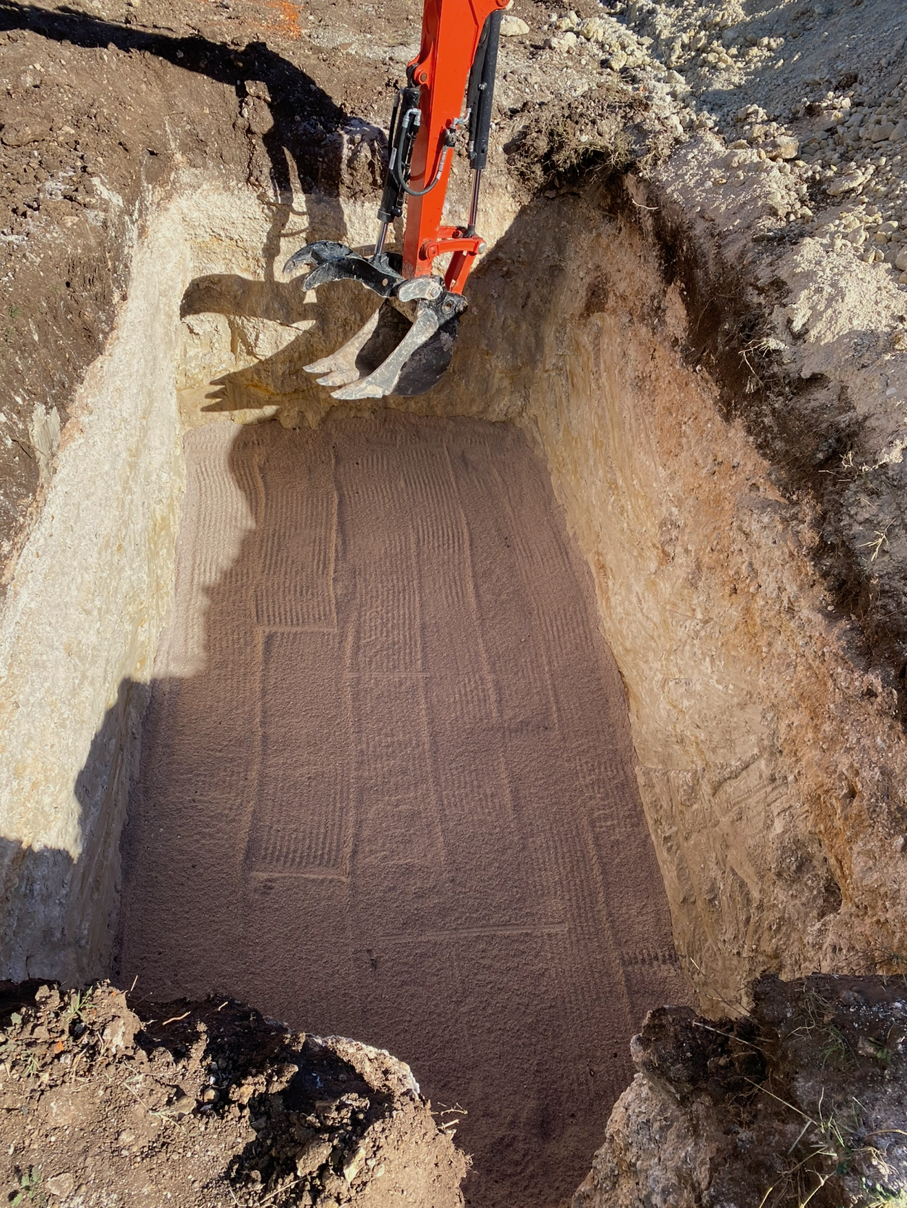 Professional excavation and site preparation work