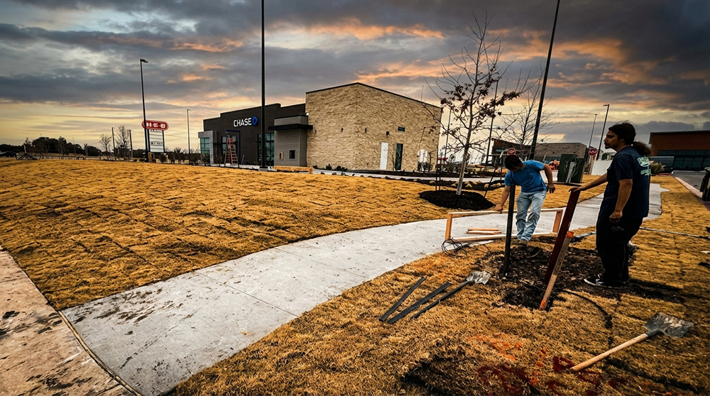 Dirt work and excavation for concrete flatwork