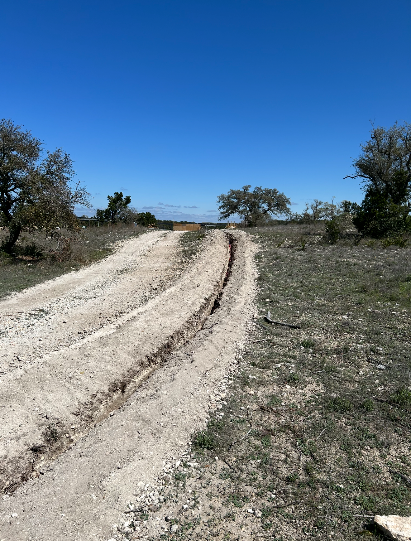 Precision trenching through Central Texas terrain